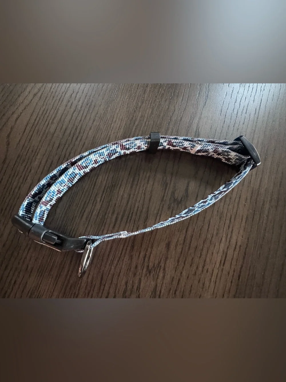 I’ll find you Pet Collar with QR ID Tag — Large - Teal, Brown & White - NWOT - Picture 8 of 8